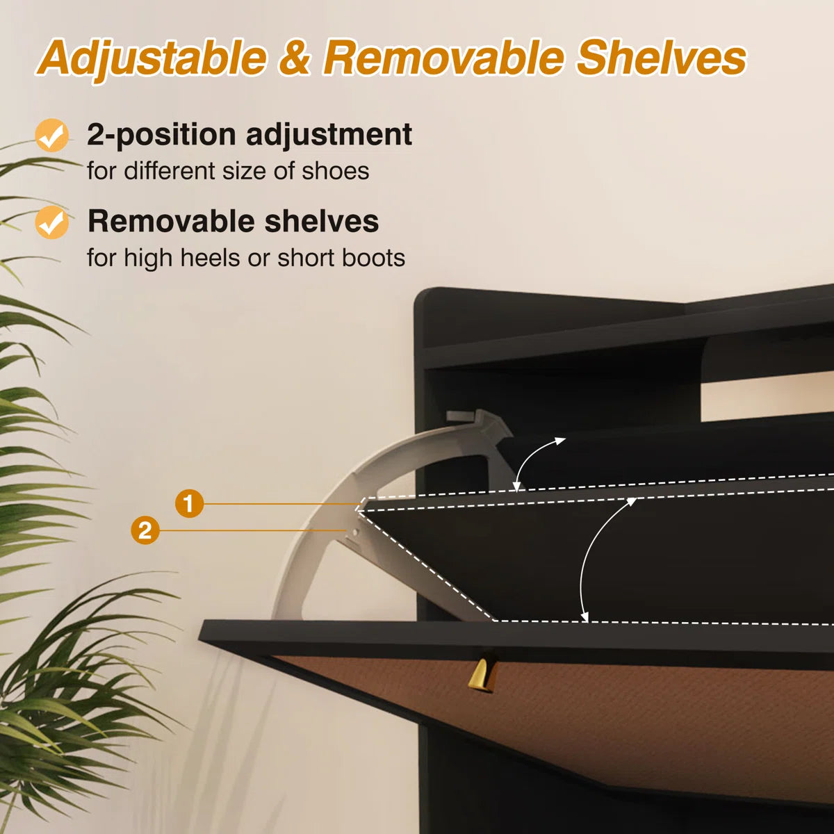 20 Pair Shoe Storage Cabinet