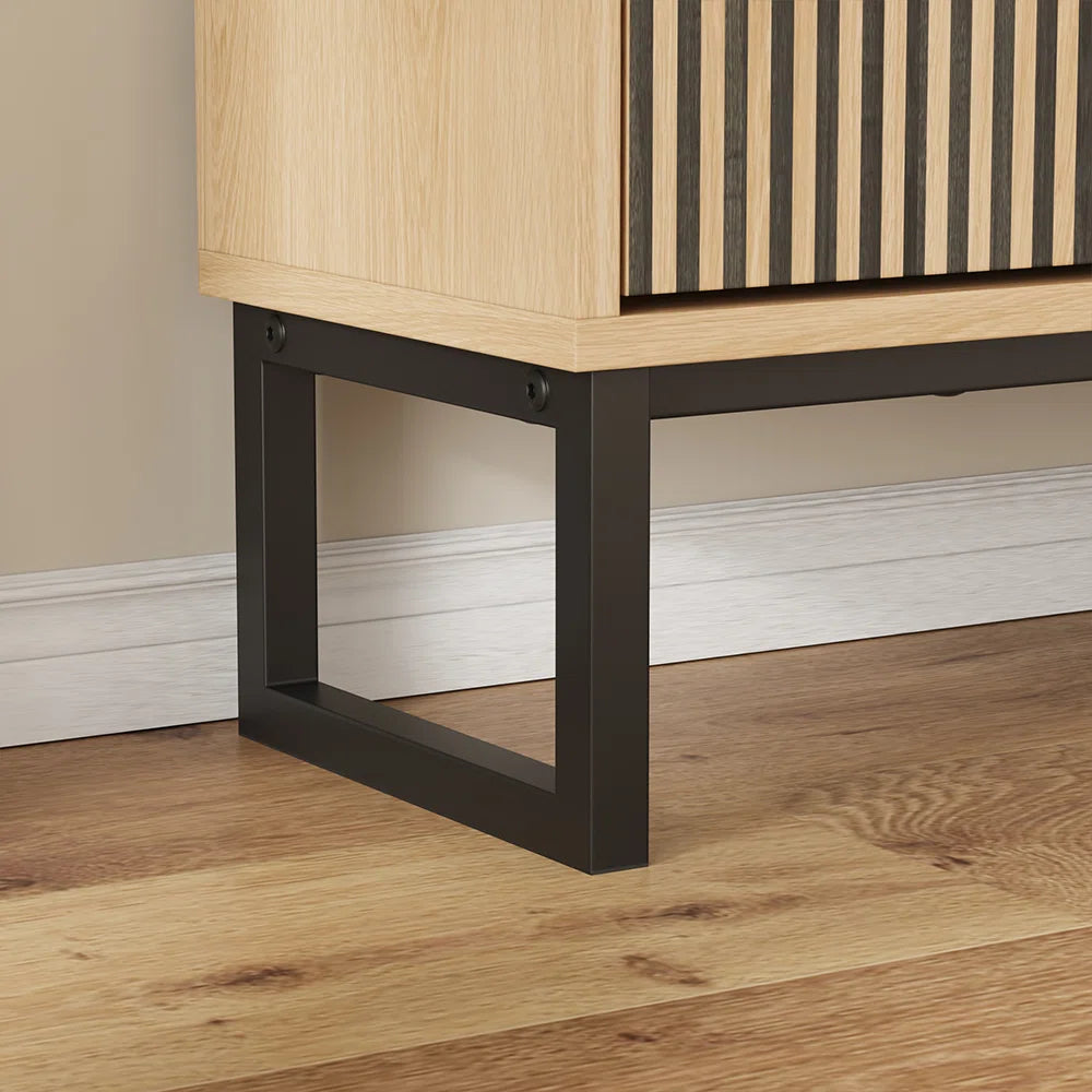 63" W 32 Pair Shoe Storage Cabinet with 4 Drawers and Adjustable Shelves,Freestanding Organizer for Dorms & Entryways, Easy Assembly