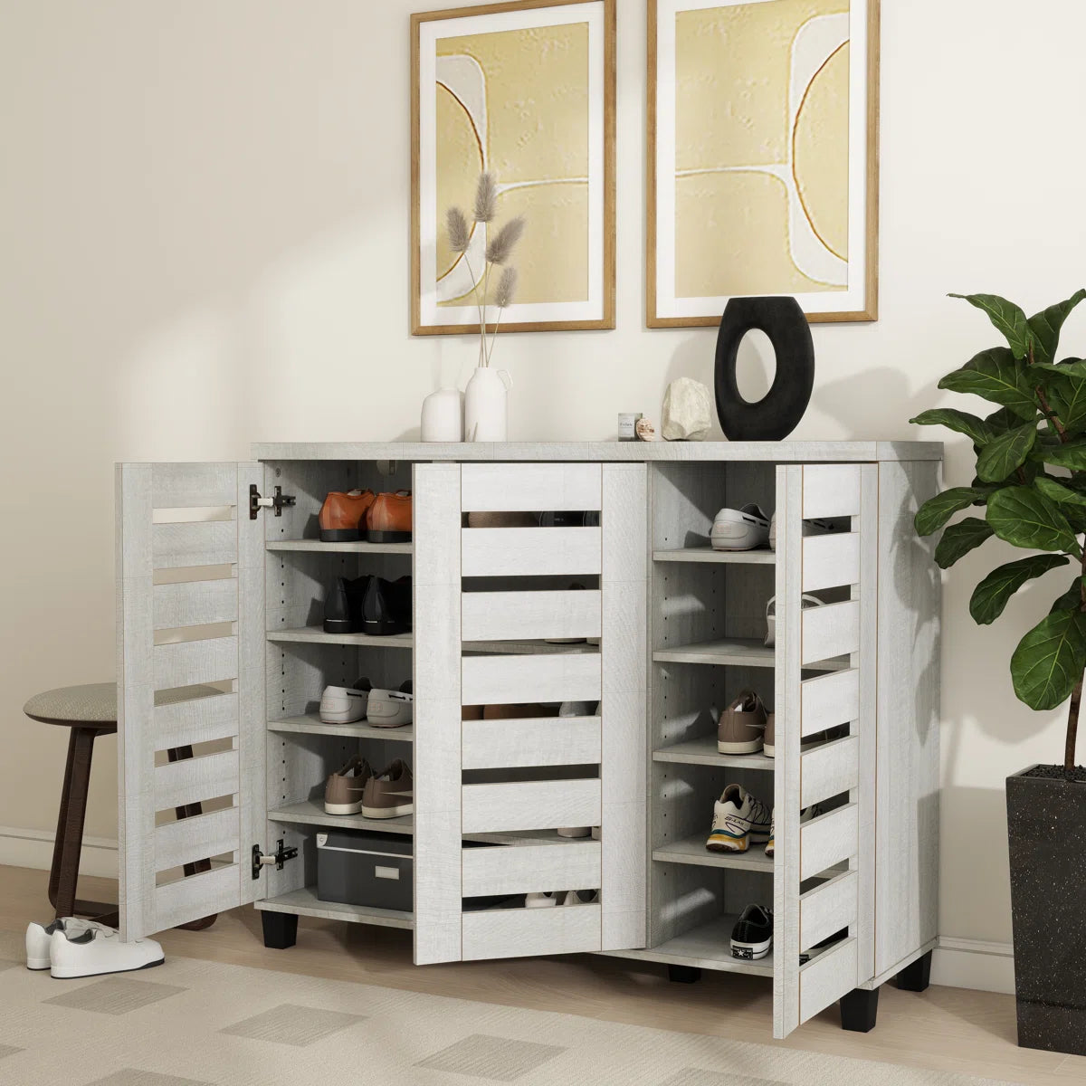 Lismore Shoe Storage Cabinet Up to 20 Pairs