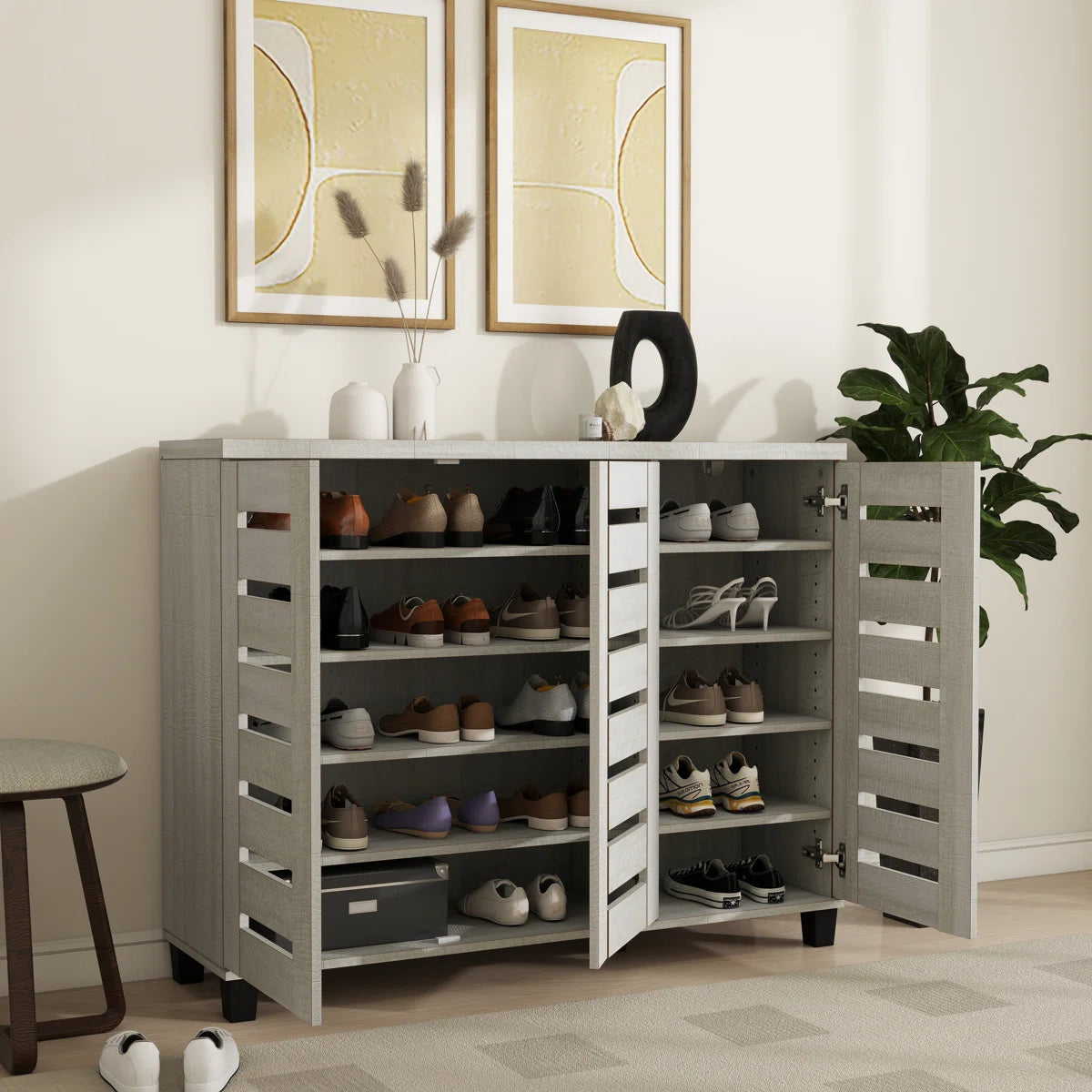 Lismore Shoe Storage Cabinet Up to 20 Pairs